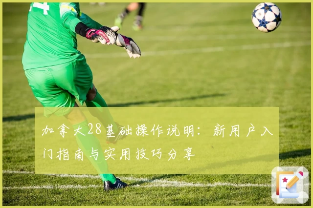加拿大28基础操作说明：新用户入门指南与实用技巧分享
