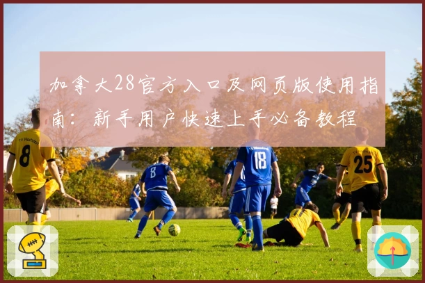 加拿大28官方入口及网页版使用指南：新手用户快速上手必备教程