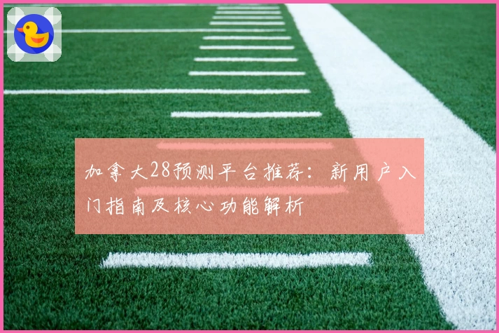 加拿大28预测平台推荐:新用户入门指南及核心功能解析